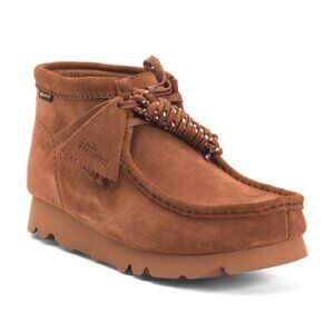 CLARKS Suede Wallabee Gore Tex Comfort Boots